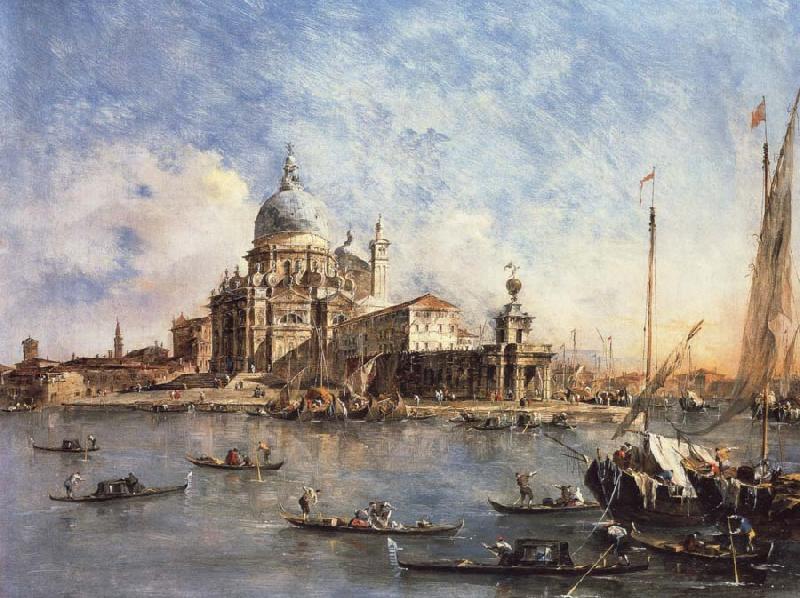 Francesco Guardi Venice The Punta della Dogana with S.Maria della Salute France oil painting art